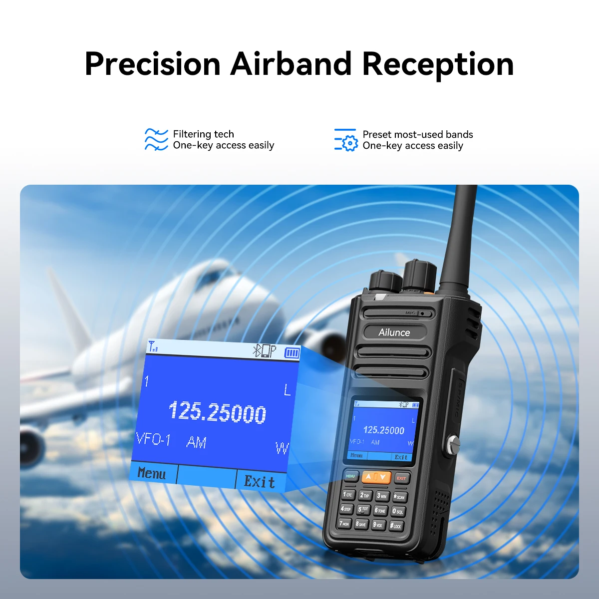 Retevis HA2 Walkie-Talkie FPP Dual-Band GPS APRS IP67 Wasserdicht Bluetooth App-Programmierung iOS & Android für Outdoor und Geschäft – Detail 9