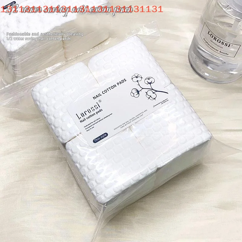 200/500 pezzi tampone di cotone per unghie rimozione smalto gel pulito tovaglioli per manicure salviette senza pelucchi detergente in cotone tamponi di carta strumento per vernici
