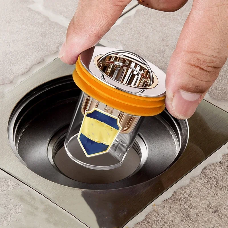 Afvoerputje Magnetische Zuigkracht Afdruiprek Inner Core Riool Anti Geur Pest Preventie Afvoerputje Plug Keuken Badkamer Afvoer Filter
