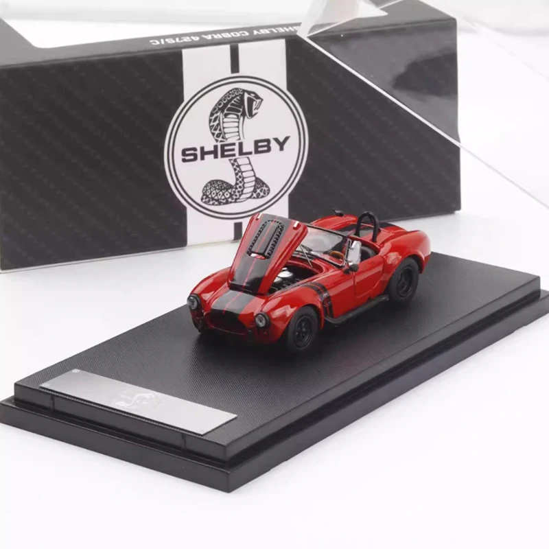 

Прекрасные работы, литье под давлением, в наличии, масштаб 1:64, Shelby Cobra 437, имитация сплава, модель автомобиля, коллекция, подарок, статический орнамент для дисплея