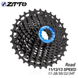 ZTTO Ultimate 11/12/13 Speed Road Bike Cassette ULT 11s 12s 13s 11-28/30/32/34/36T Gravel Cassette 11V 12V Black Freewheel HG K7