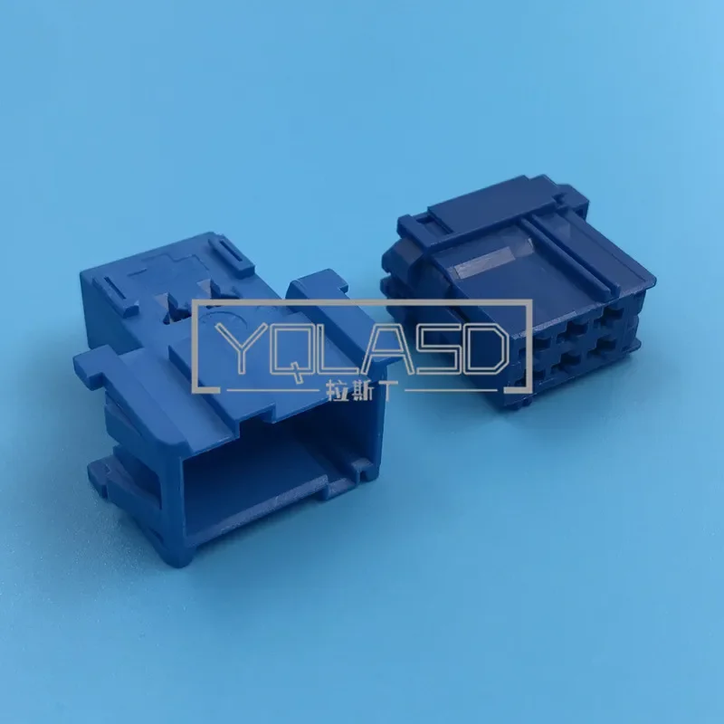 1 Set 6 Way Blue Automobile Male Female Docking Wire Terminal Unsealed Plug AC Assembly Auto Parts 1-965641-1 8-968970-1