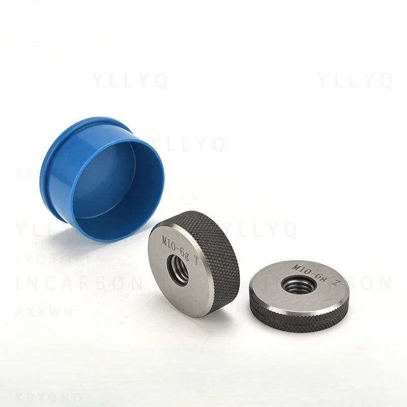 1SET(1*GO+1*NOGO) 6g Accuracy Standard Metric Fine Tooth Thread Ring Gauge Measure ToolM89-M105 X1/1.5/2/3/4/6