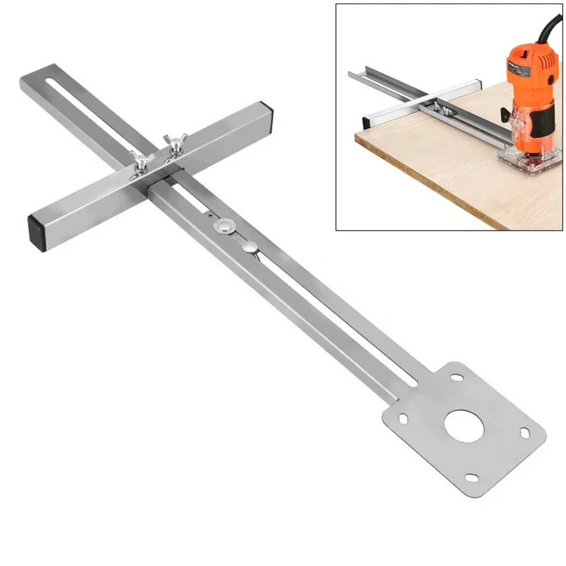 For Trimming Machine Edge Guide Positioning Cutting Board Tool Hole Opener Woodworking Router Circle Milling Groove Wood Tool