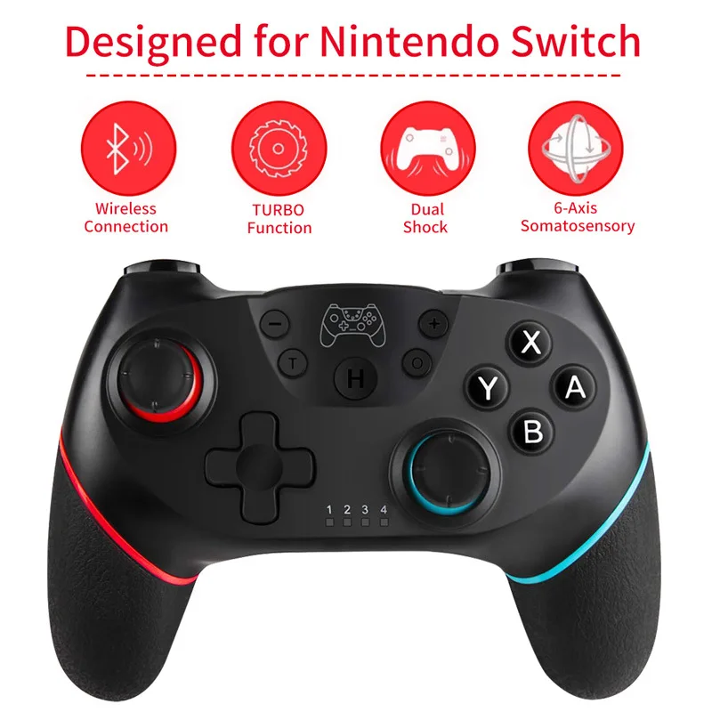 Wireless Controller Bluetooth Gamepad Für Nintendo Schalter PS3 PC Joystick Dual Vibration Gamepad Verzögerung Frei