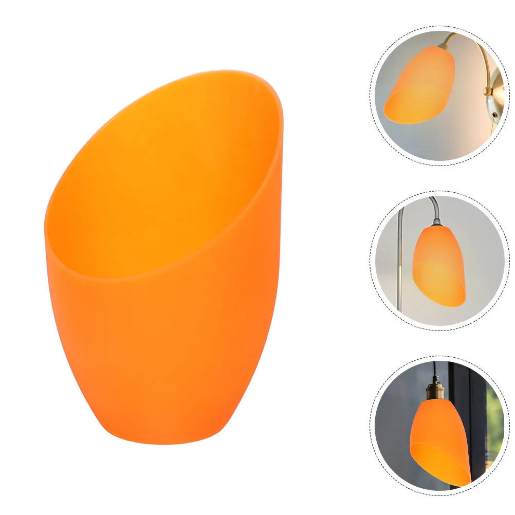 Plastic Lampshade Inclined Horseshoe Shape Lightweight Sturdy for Desk Table Floor Lamp Warm Light Decoration Home Gift