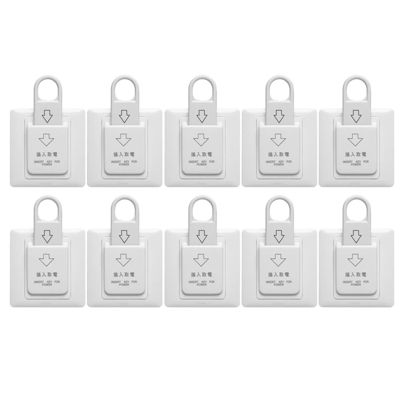 

20X High Grade Hotel Magnetic Card Switch Energy Saving Switch Insert Key For Power