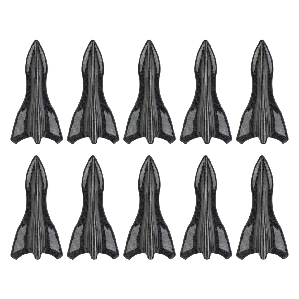 Kit Spoiler Tetto A Pinna Di Squalo – 10 Pezzi In ABS, Adesivi Per Auto, SUV E Camion – Design Aerodinamico E Facile Installazione