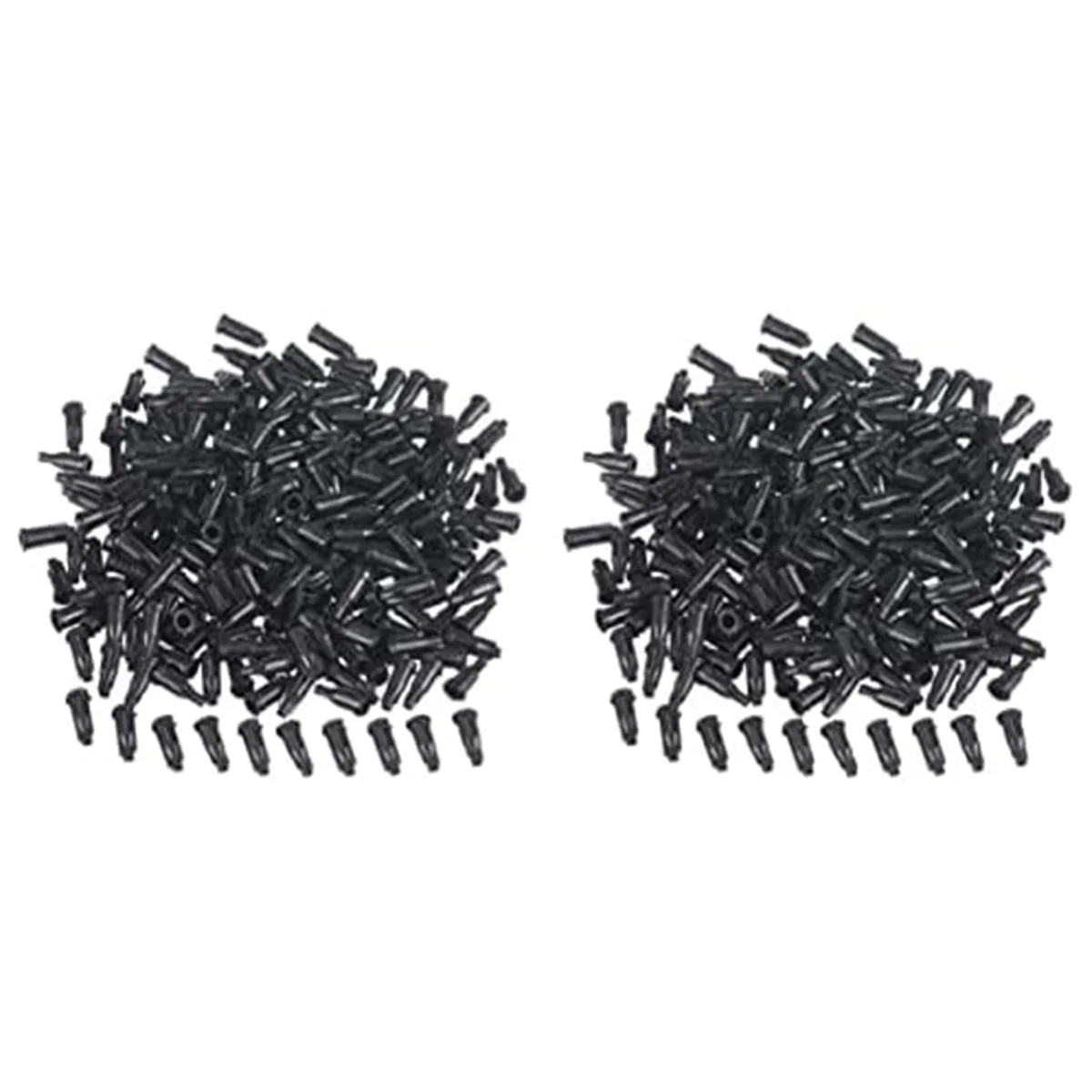 BAAR-250pcs Tip Caps for Luer Lock, Black Dispensing Needle Tip Cap Caps Plug for Sliding Tip