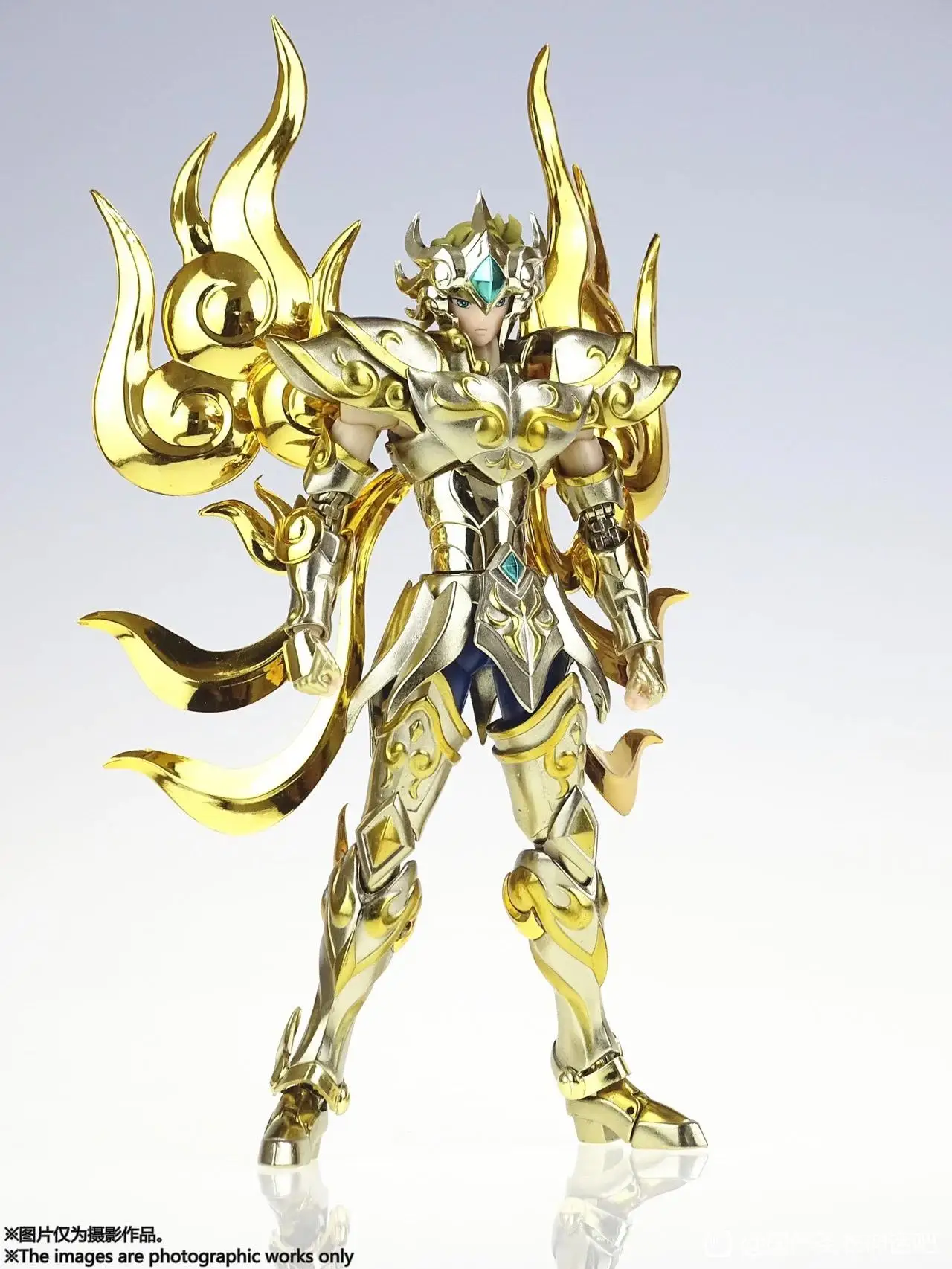 MODEL FANS IN-STOCK MST Soul of God SOG EXM Leo/Lion Aiolia Saint Seiya metal armor Cloth Myth Gold Ex metal body action Figure