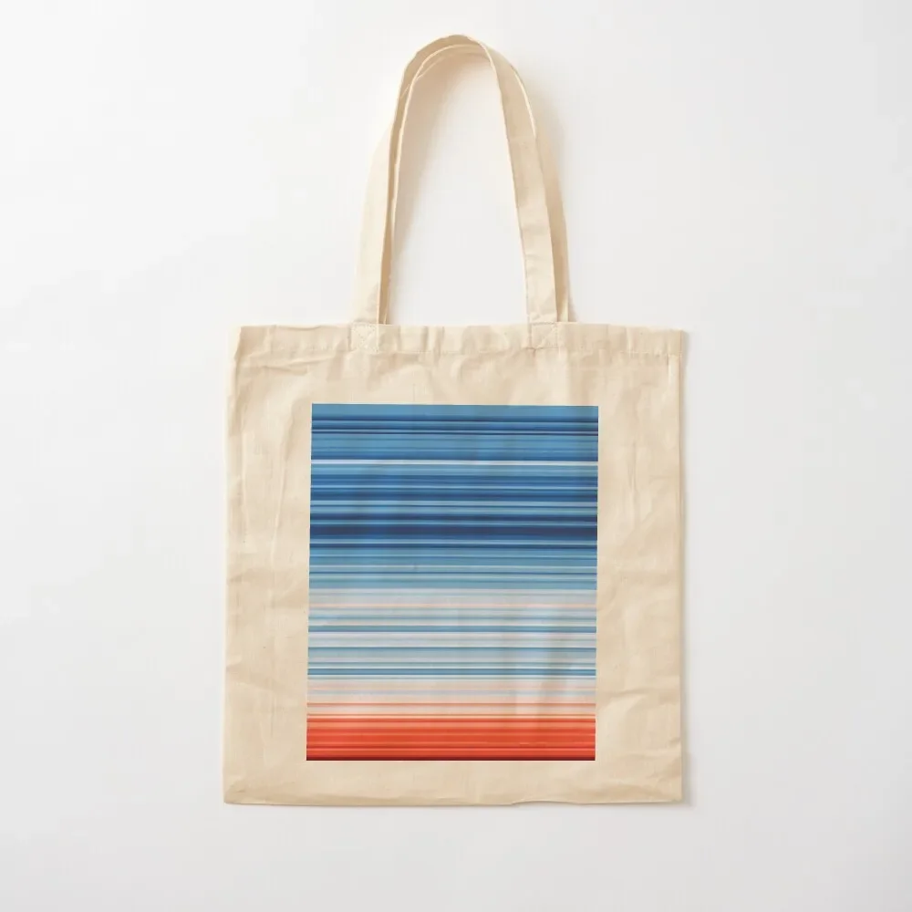 Warm Stripes Clothing Quaschning นักวิทยาศาสตร์สําหรับอนาคต Tote Bag ถุงของขวัญ กระเป๋าผ้าแคนวาส tote free delivery bags