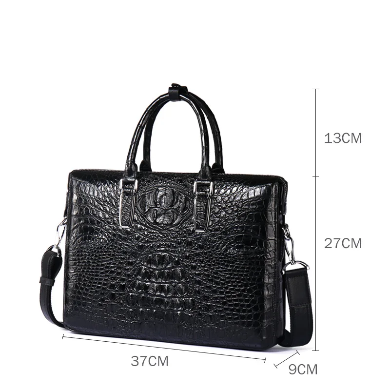 keximayuan crocodile leather Men handbags male crocodile bag men briefcase  Big bag large capacity  Men singles shoulder bag