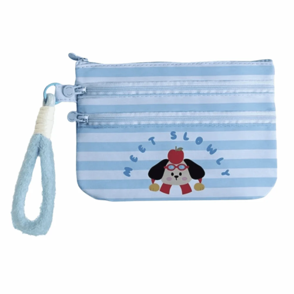 Porte-passeport léger et mignon, motif dessin animé, fin et portable, organiseur de documents de voyage, anti-poussière, avec fermeture éclair, porte-carte d'identité, idéal pour les voyages.