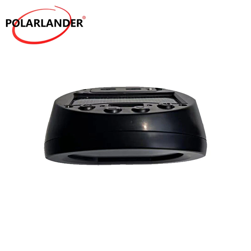 Luminous S77 Car Solar Charging Clock Auto Backlight Month Date Week Thermometer Car Interior Accessories