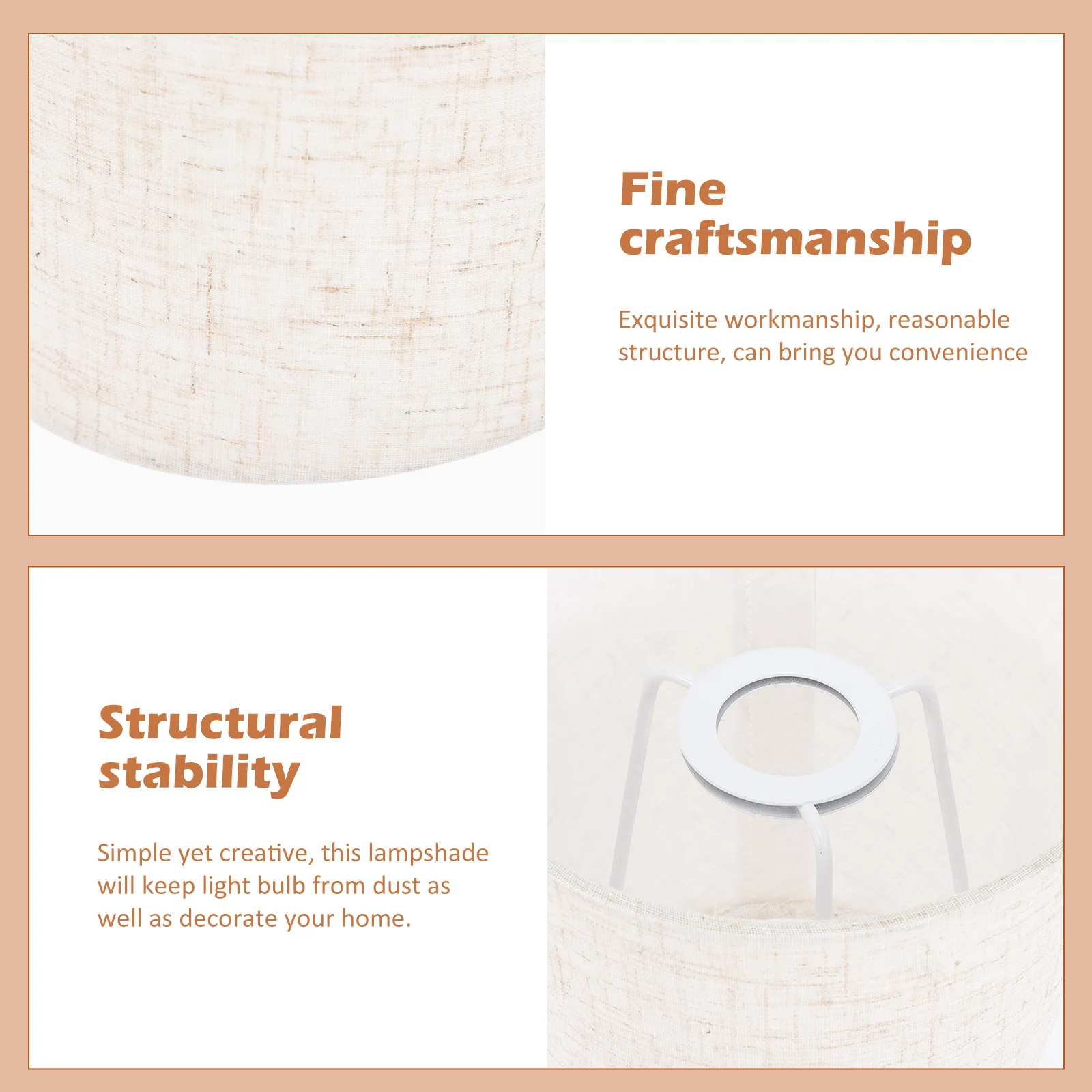 

E14 Fabric Lamp Shade Cloth Material Lampshade for Table Desktop Bedside Light Soft Glow Cover Home Decorative Lamp Shades