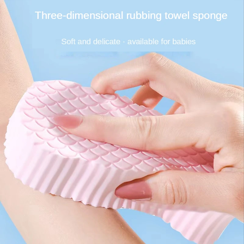 Esponja Exfoliante Soft Sponge Body Scrubber Bath Exfoliating Sponge Shower Brush Body Skin Cleaner Dead Skin Remover для ванны