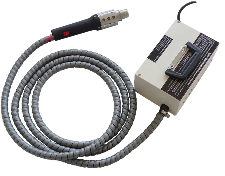 

Бесщеточный двигатель (DG-1800WS) 1800 Вт, термофен для сварки пластика, ручной пистолет для сварки ПП, ПВХ, АБС с дисплеем температуры