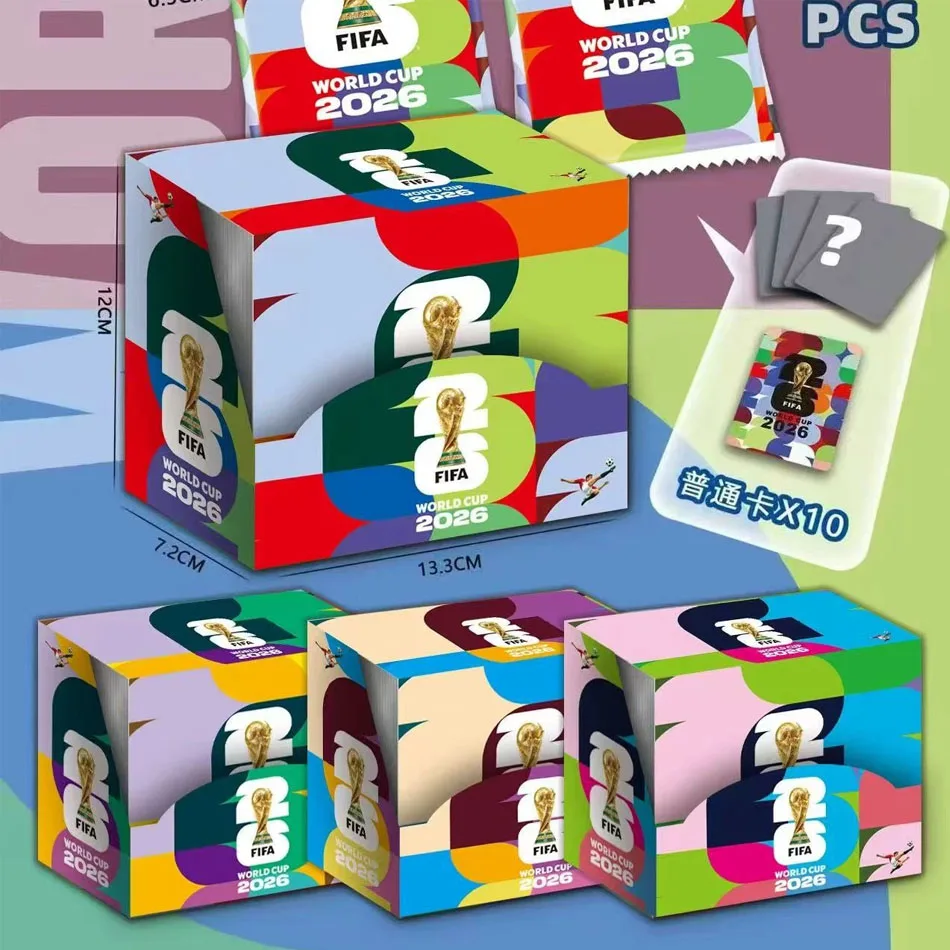 Auf Lager: Panini 2026 FIFA Weltmeisterschaft Sticker Pack, Panini Fußballkarten, Panini Karten, Fußball-Memorabilien-Sammlung, Fußballkarten