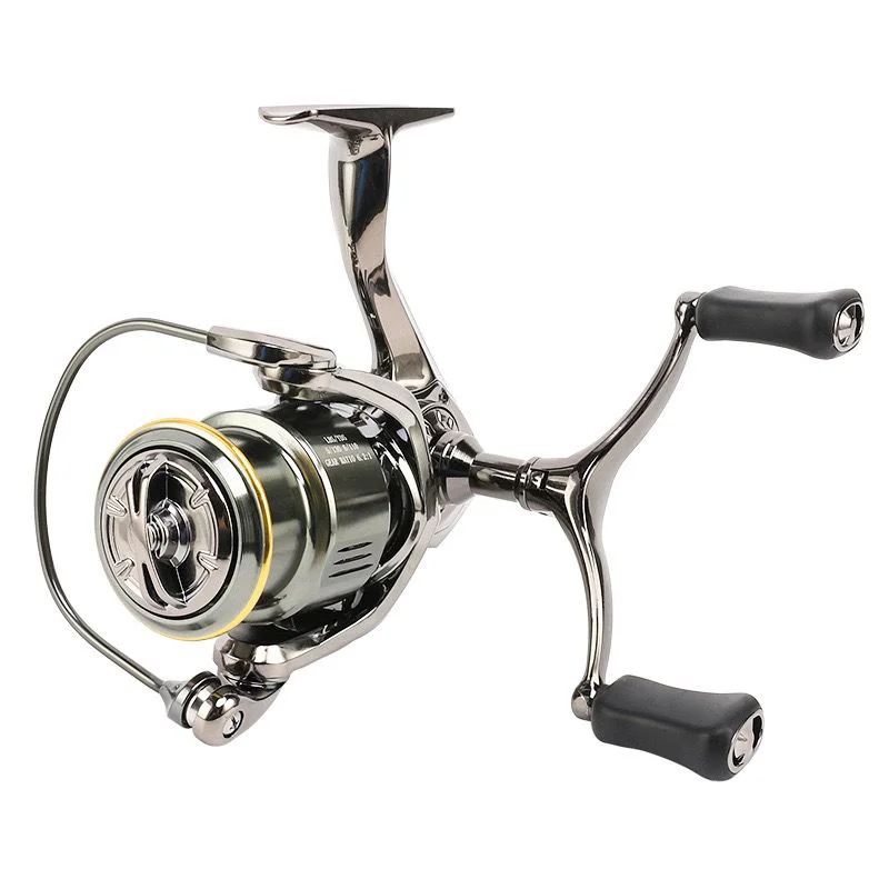 

New Fishing Spinning Reel Trolling Model 1500-3500 Max Drag 6kg 13+1 Bearings Lightweight Alloy Spool Dpuble Rubber Handle Knob