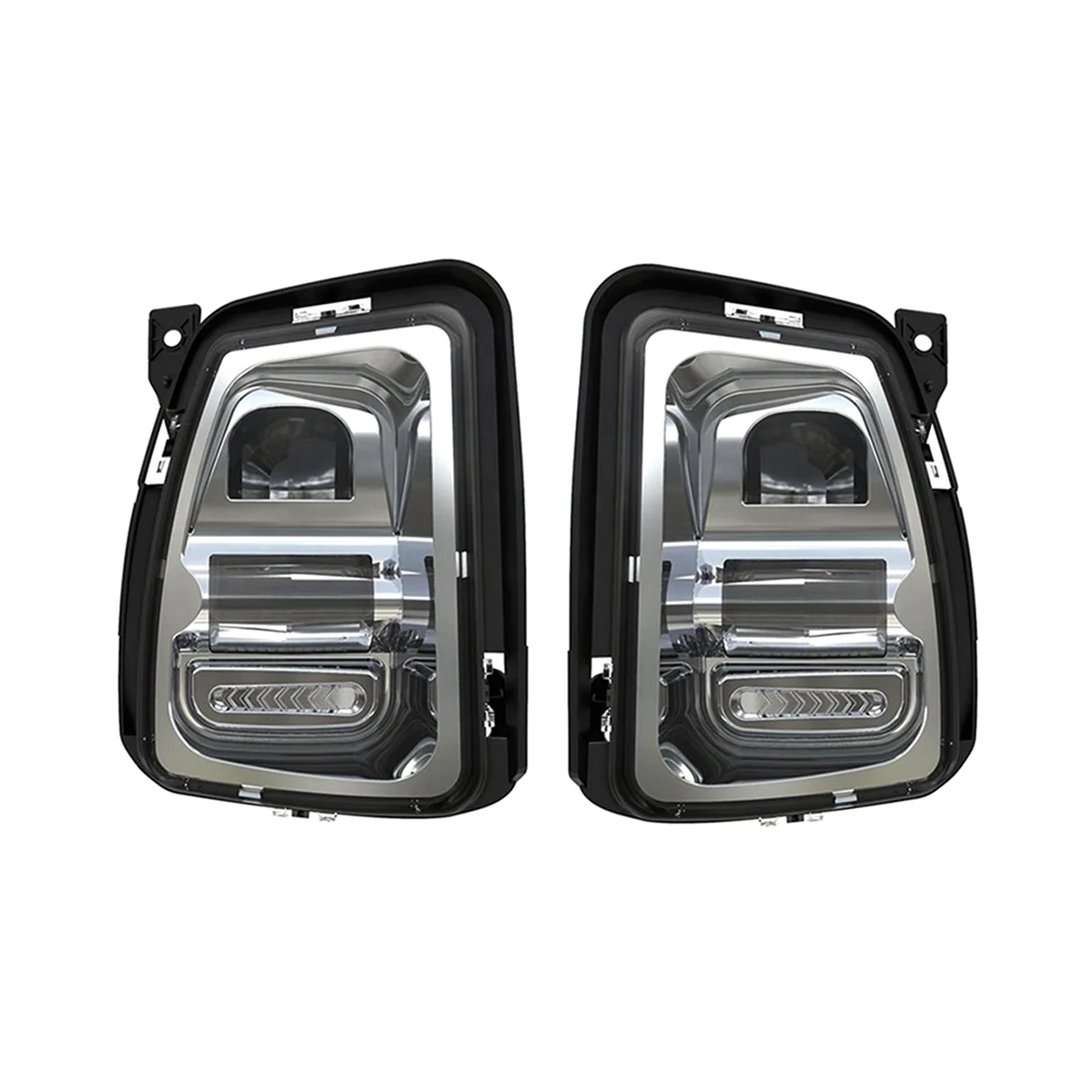 2PCS LED Fog Lights Lamps for Dodge Ram 1500 2013-2018 Front Bumper Fog Lamps Clear 68104821AC, 68104820AC