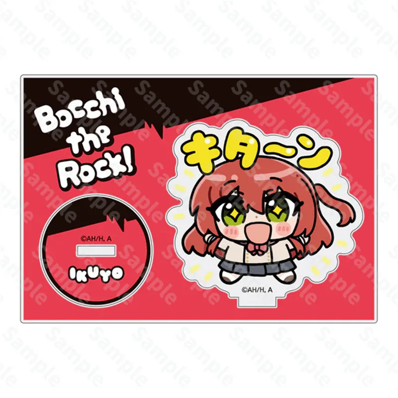 BOCCHI THE ROCK! Figurki akrylowe Chibi z anime, postacie Yamada Ryo i Ijichi Nijika, ozdoby na biurko, prezenty dla fanów.