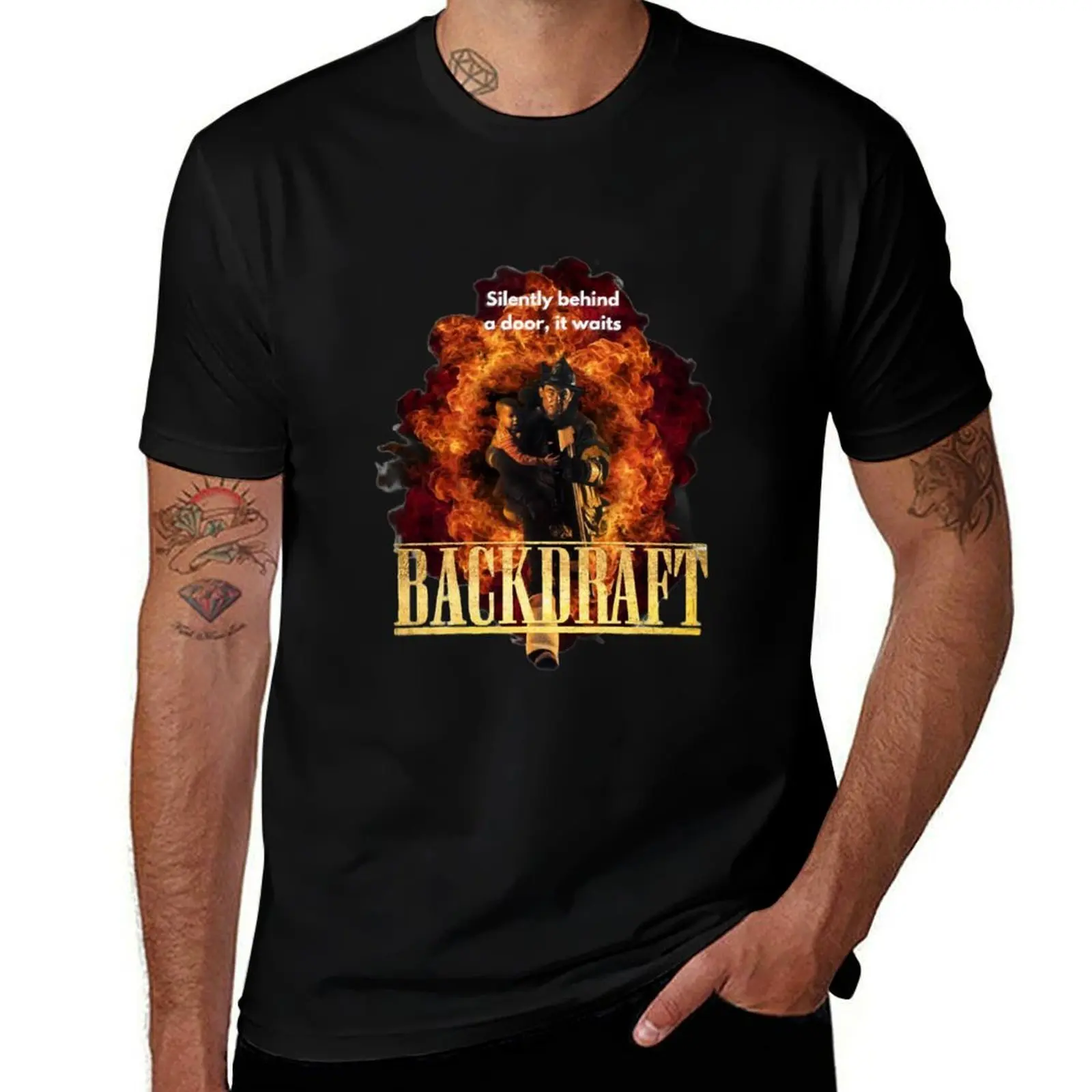 fire bros BACKDRAFT T-Shirt Plus Size Lightweight Tee Shirt T-Shirt