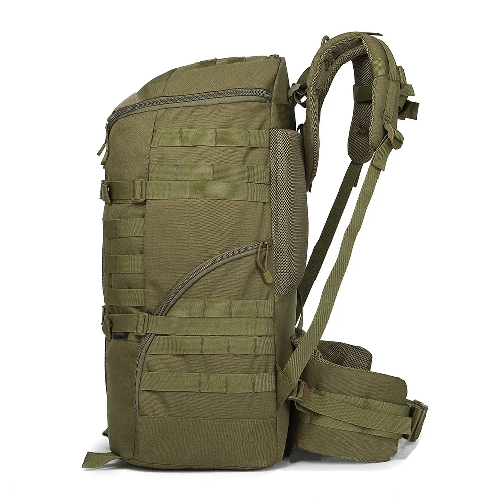 55l Camping Rucksack wasserdicht Trekking Angeln Jagd tasche Kletter rucksack Outdoor Taschen große Kapazität wasserdichten Rucksack