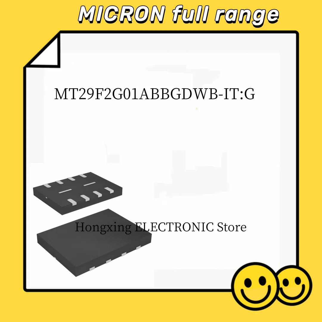 MT29F2G01ABBGDWB-IT:G   	 FLASH - NAND Memory IC 2Gbit SPI 8-UPDFN (8x6) (MLP8)