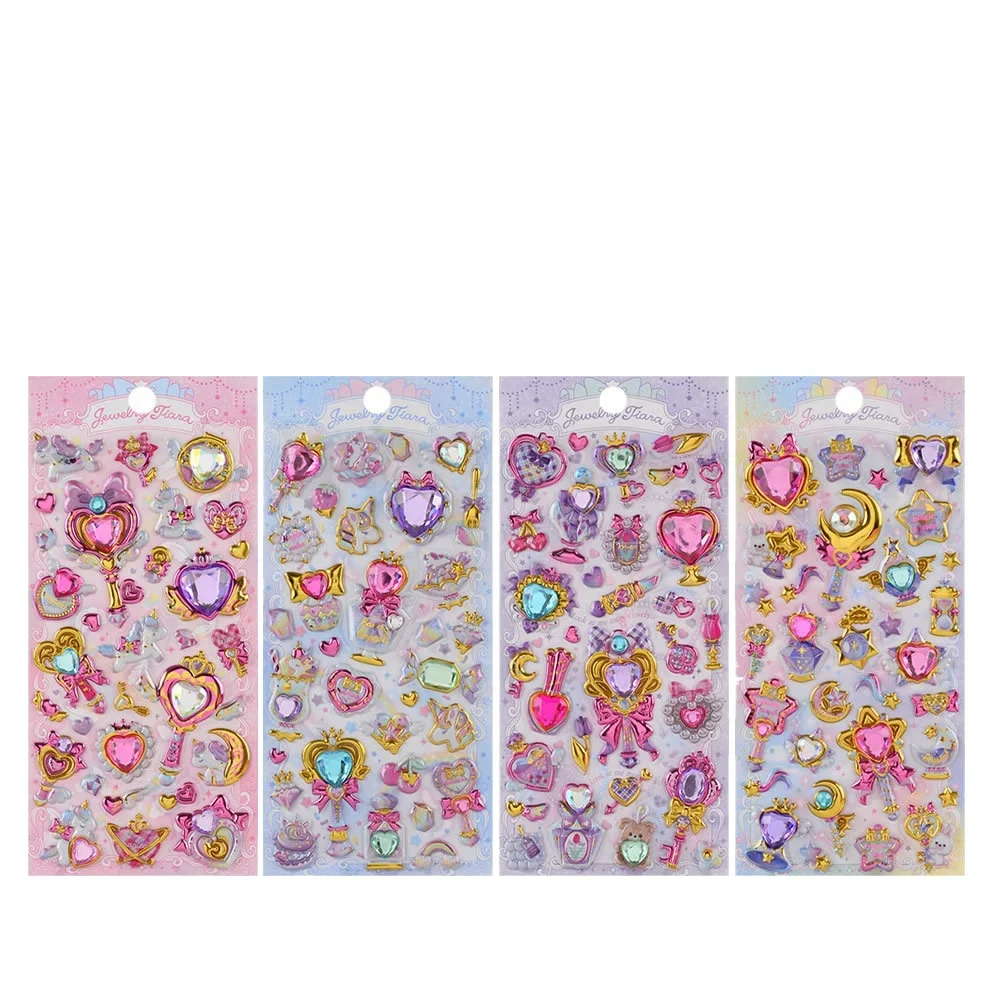 3D Gem Fun Stickers diario fai da te creativo adesivi autoadesivi decorativi Scrapbooking adesivi artigianali bambini giocattoli fatti a mano regalo