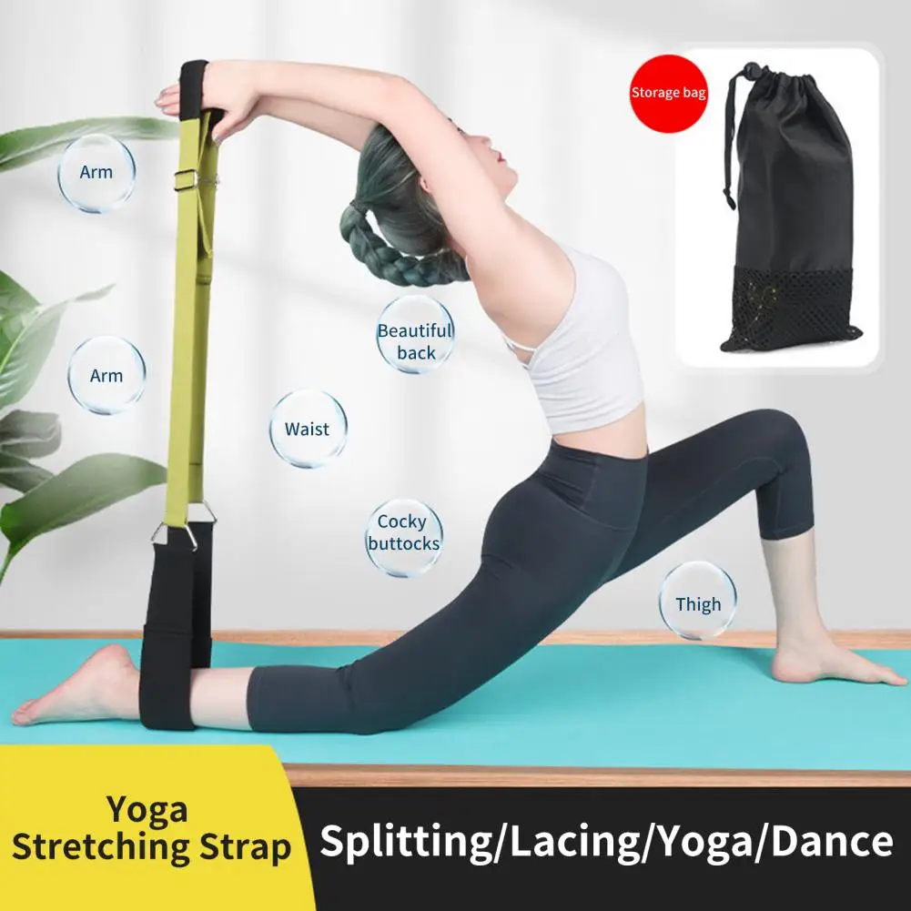 

Slimming Resistance Band Yoga Auxiliary Stretching Belt Adult Latin Training Elastic Bands Beginner Pilates Multi-Functional