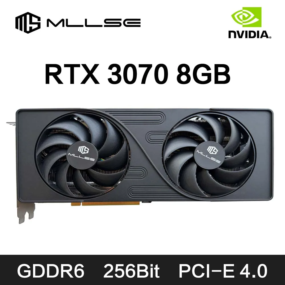 MLLSE AMD RTX3070 8GB بطاقة الرسومات GPU GDDR6 256-bit 8nm لعبة دعم سطح المكتب وحدة المعالجة المركزية بطاقة الفيديو rtx 3070 8gb Placa De Video #1