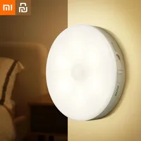 Xiaomi Youpin Two-color Sensor LED Night Light Wireless Energy-saving Rechargeable LED Human Body Induction Bedroom Wall Lamp