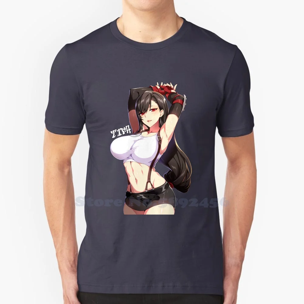 Tifa Lockhart Sexy Ff7 Remake 100% Pure Cotton T-Shirt Hentai Haven Com Hentai Haven Overflow Hentai Redo Of Healer Hentai