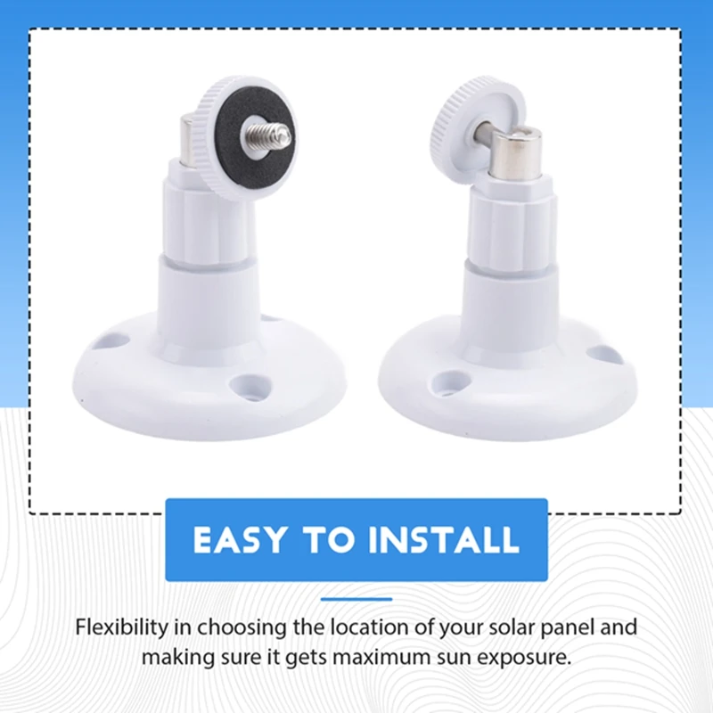 Waterproof Solar Panel Charger For Home Security Camera Solar Cells Powered Charger With Charging Cable