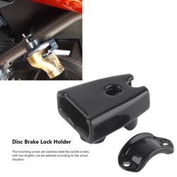 Autocycle Accecssories Motorcycle Security Disc Brake Lock Holder Outdoor  Universal for 21‑28mm Cylindrical Objects