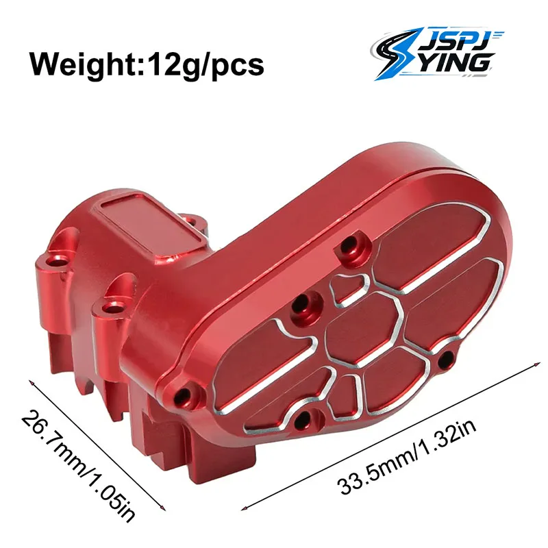 1/30 Axial SCX30 RC Crawler Aluminum Gearbox Case HFLRC Center Transmission Housing Upgrade Accessories