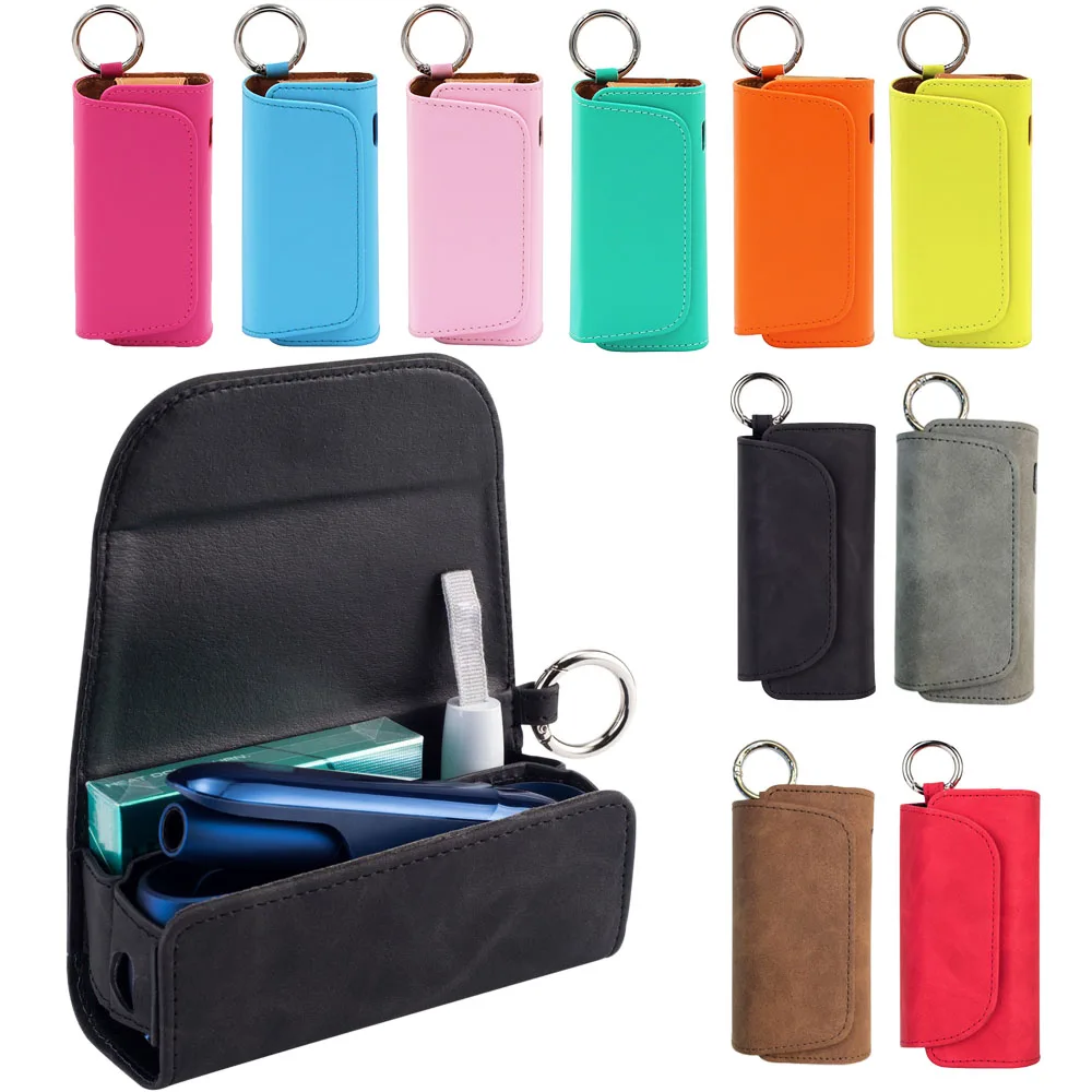 

RUORUO 11 Colors Macaron Color Book Leather Cover for IQOS 3duo Cases Pouch Bag Holder Wallet Case for IQOS 3 Duo Accessories