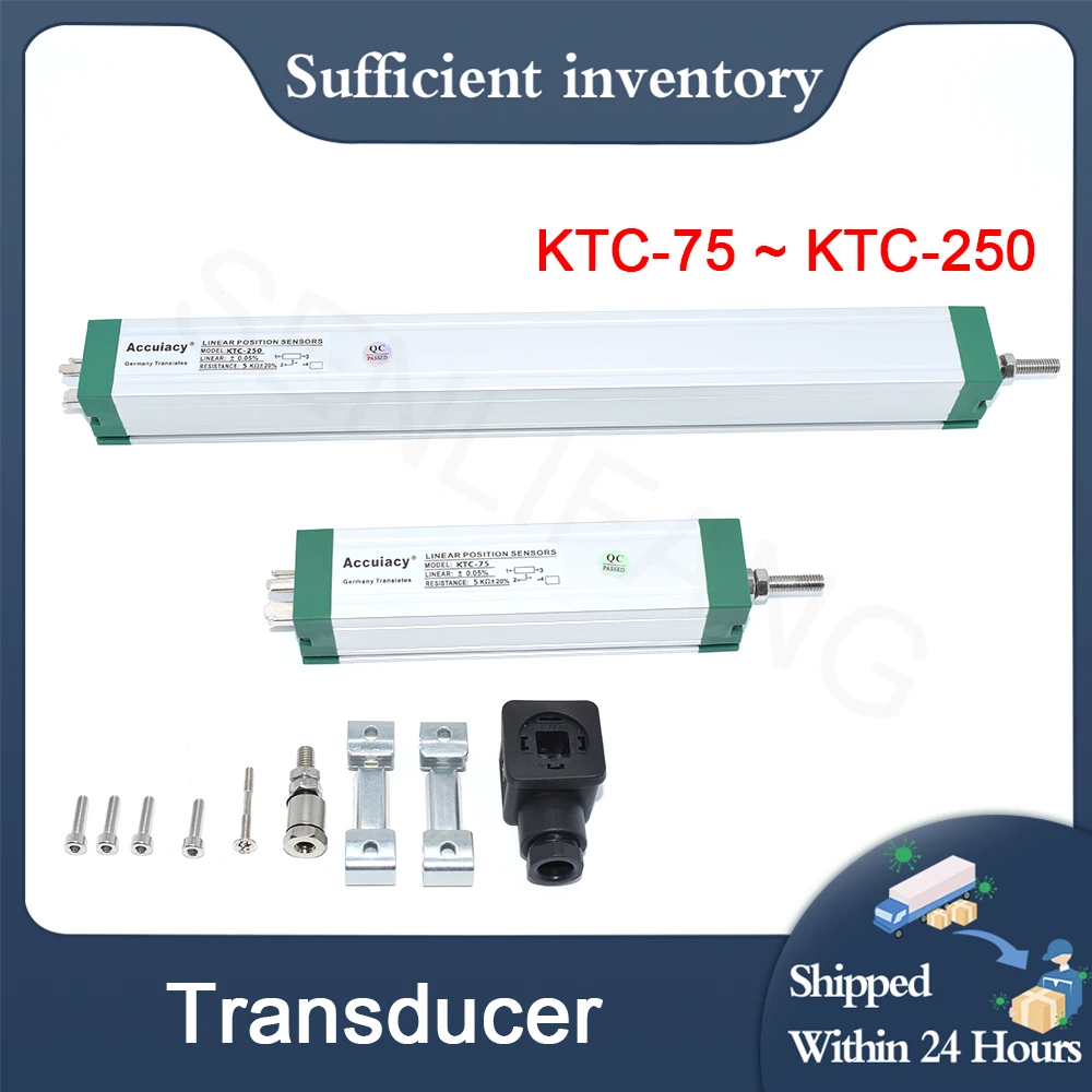 New KTC Type KTC-75MM KTC-250MM Pull Rod Electronic Ruler Displacement Sensor