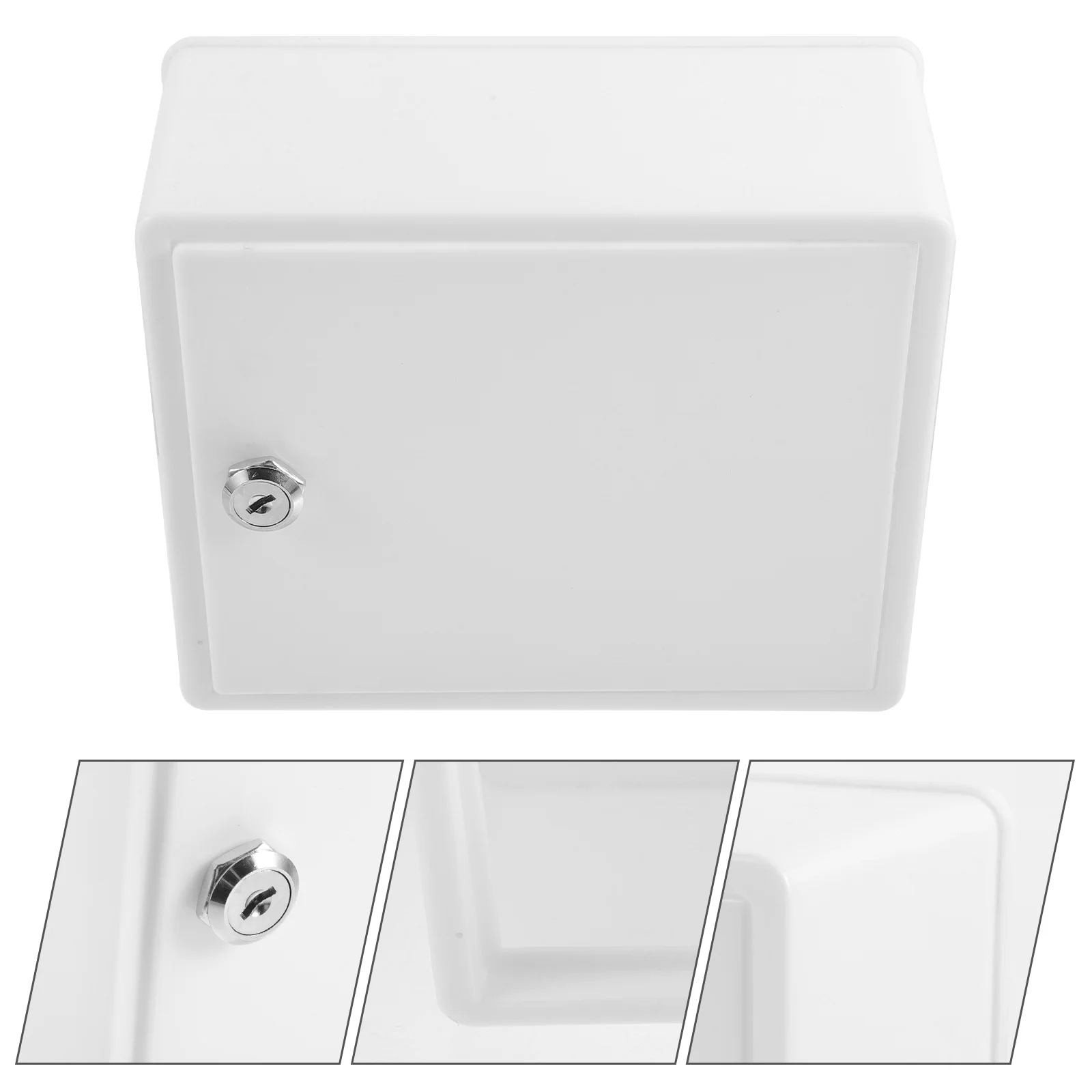 

Rainproof Wall-mounted Milk Box Outdoor Small Plastic Mailboxes For Outside Ski Poles Fresh Lock Hanging Posts Locked