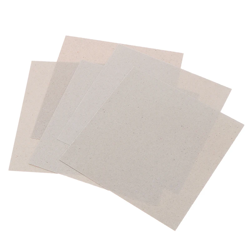 5pcs 13*13cm Thick Microwave Oven Toaster Mica Plates Silicone Resin Sheets Microwave Oven Repairing Part