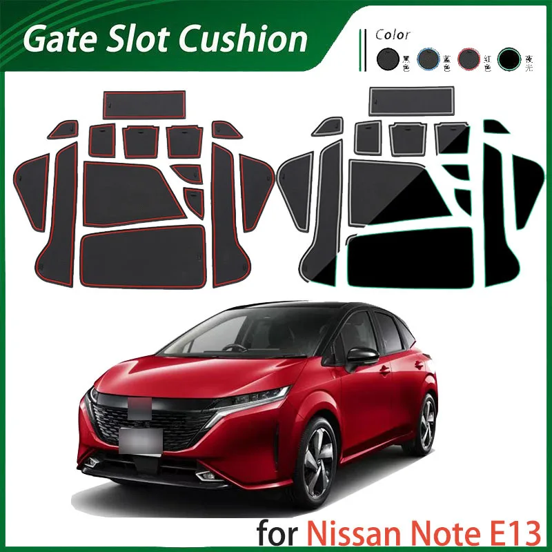 Suitable for Nissan NOTE E13 door slot pad car interior modification water cup pad central control