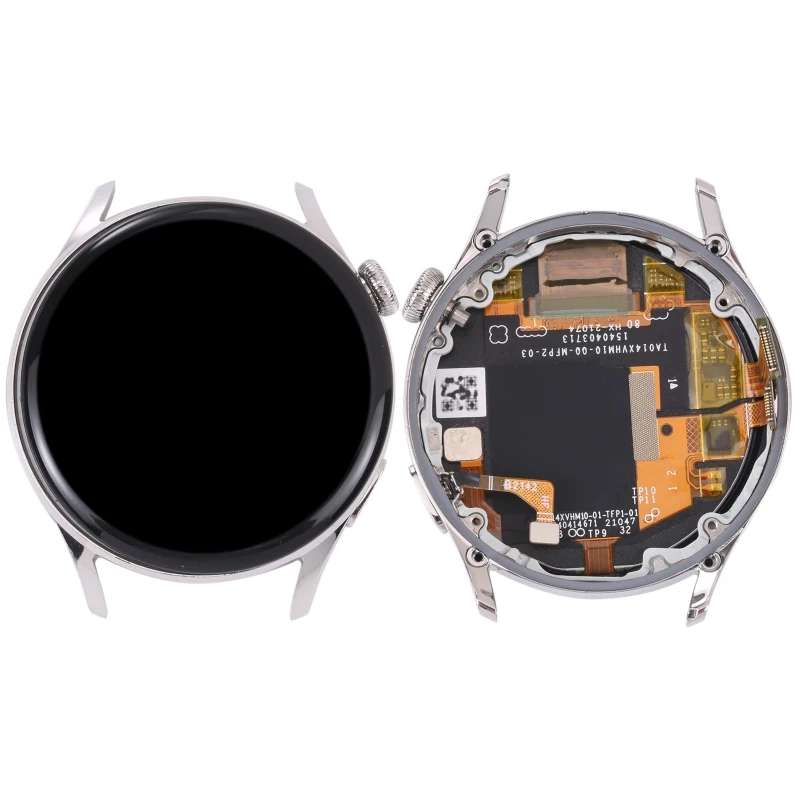 LCD Screen and Digitizer Full Assembly With Frame for Huawei Watch 3