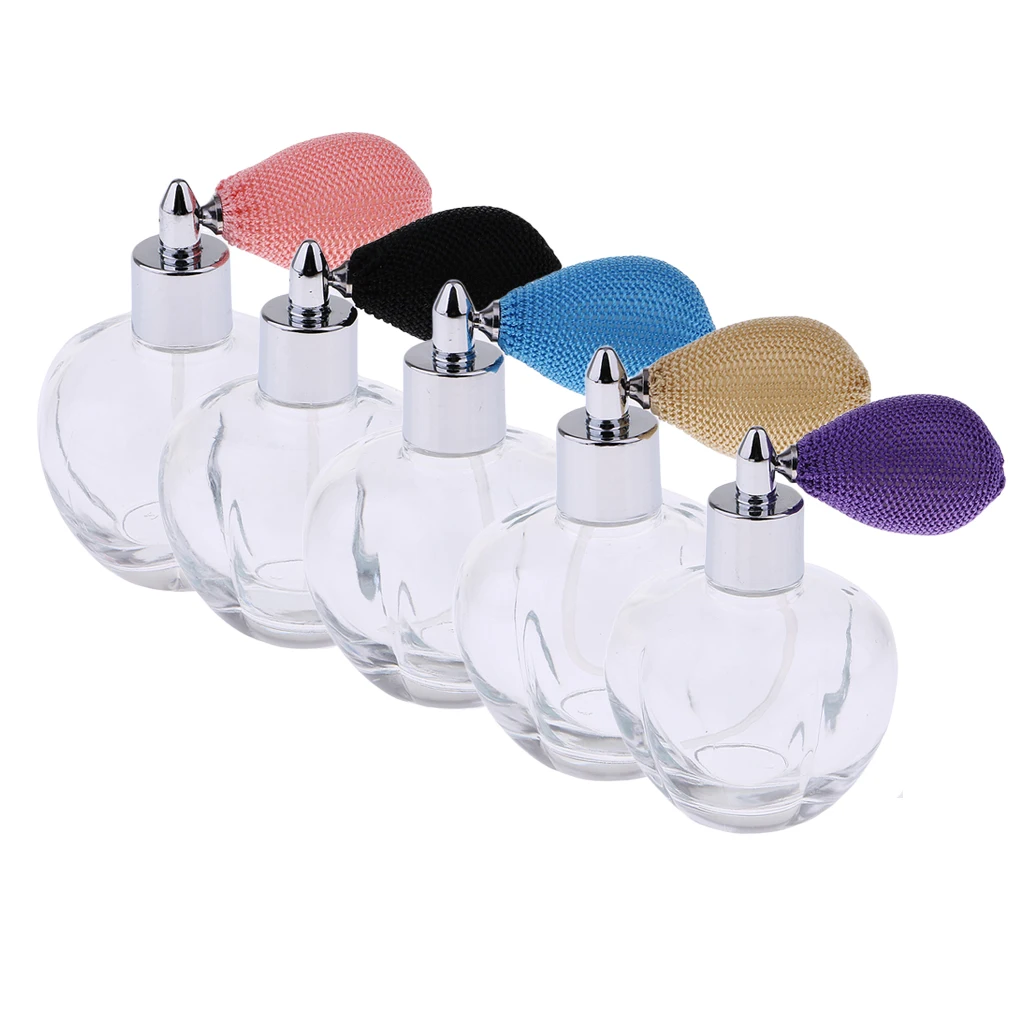 Empty Perfume Bottles Atomizer Short Spray Refillable Women Ml Travel Makeup