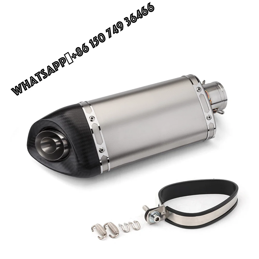 51mm Escape Moto Tube Motorcycle Exhaust Muffler with Db Killer for R3 MT07 FZ1 R6 R15 ZX6R ZX10 Z900 Z400 CBR1000 GSXR1000 M20