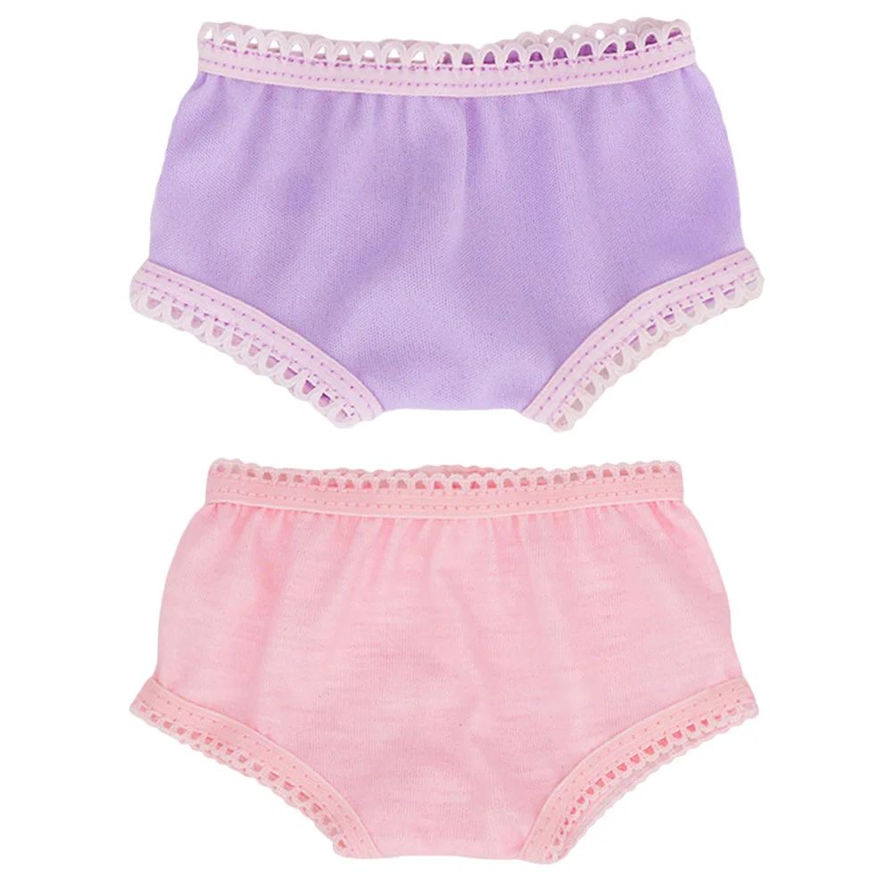 2 Pcs 18-inch Accessories Toy Clothes Bottoming Shorts Panties Dress up Baby