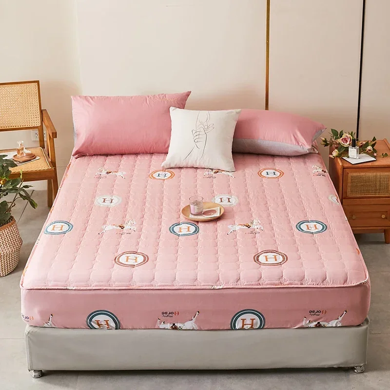 Thickened padded mattress, bed sheet, bed cover cover, dust-proof bed cover, thick mattress, thin mattress, protective cover,