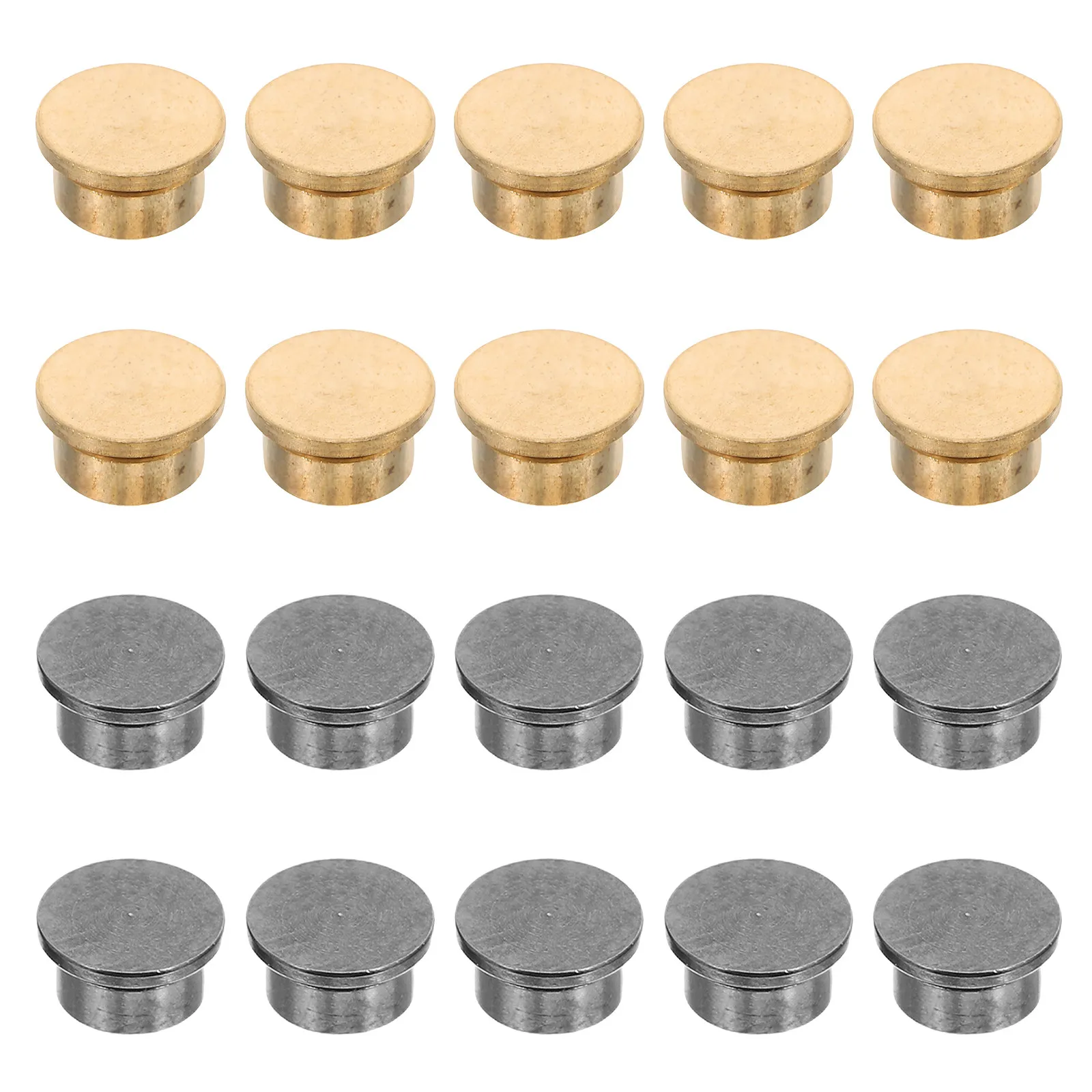 20Pcs Nail Art Rotating Bearing Mini Metal High- Shaft Universal Nail Art Embellishment Rotating Tools
