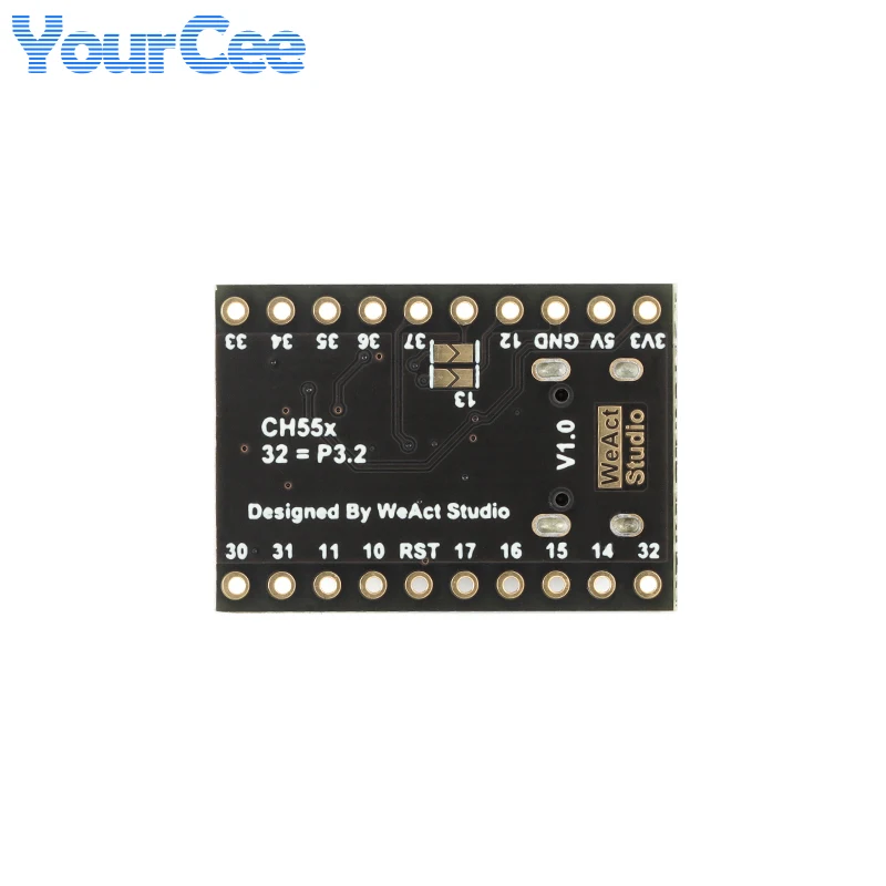 5pcs/1pc CH552 Core Development Board 51 Minimum System Learning Board Module Type-C WCH MCS51 E8051 24MHz CH552T For Arduino