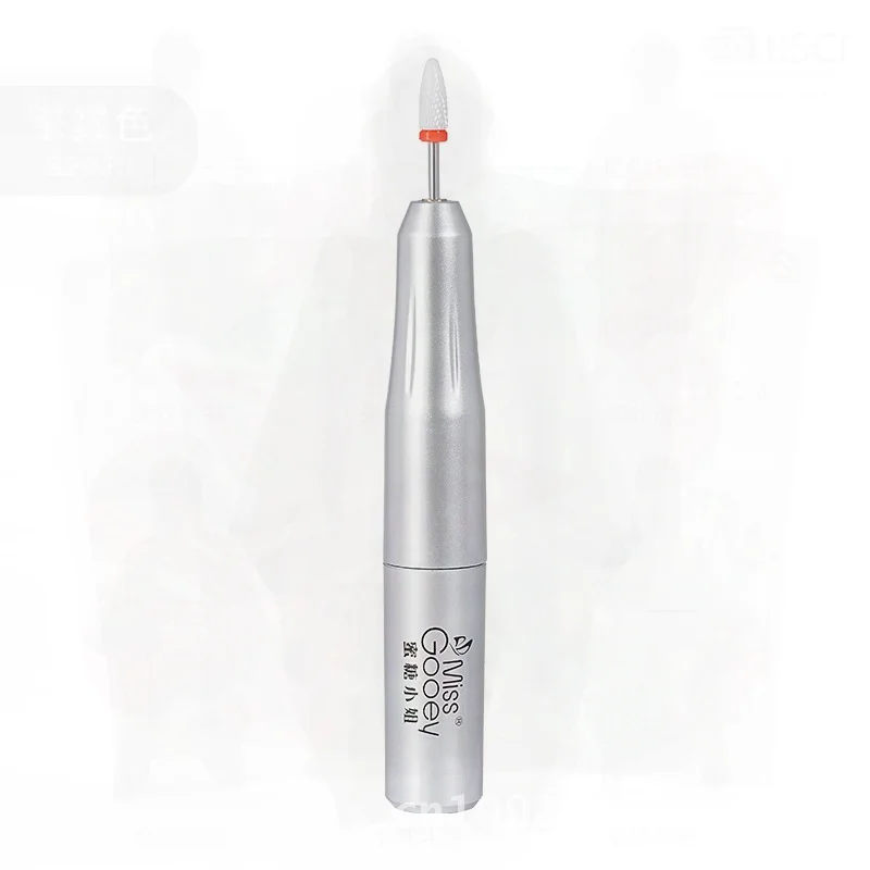 Draagbare elektrische nageldemontageschuurmachine Speciale polijstpen voor nagelwinkels - Roze Zilver Wit Slijpkop