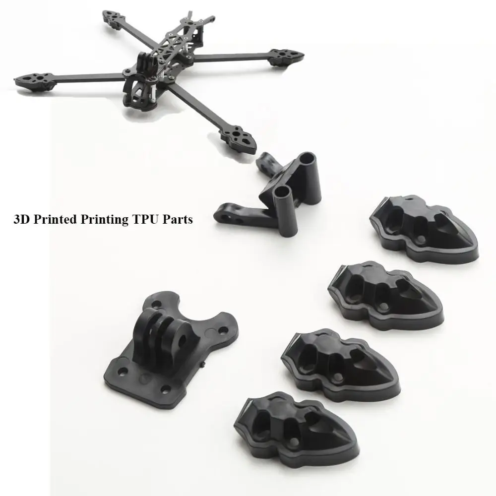 High Quality 5 Colors 3D Printed Printing Plastic TPU Parts Mounting Base FPV Mark4 HD